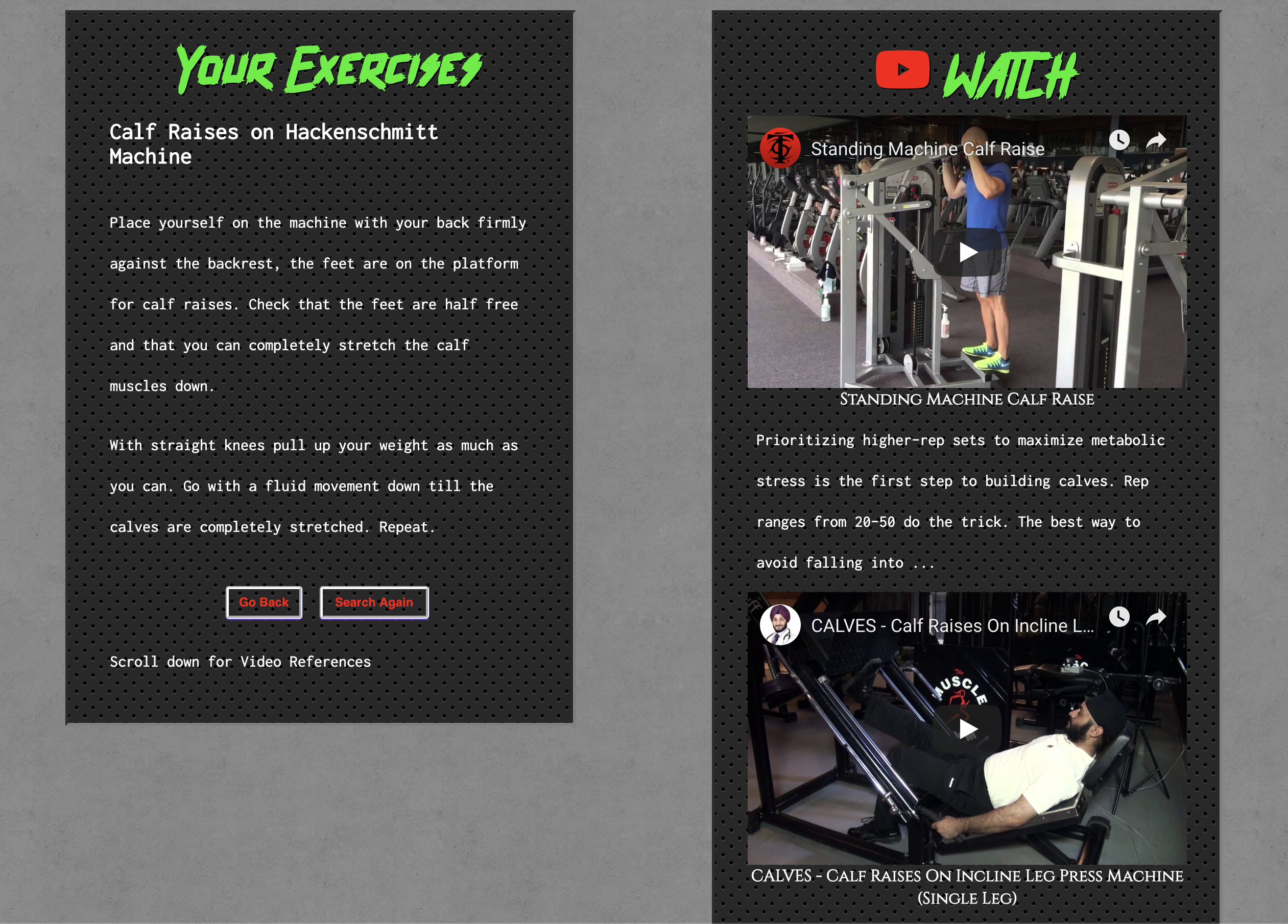 results with youtube video screen photo