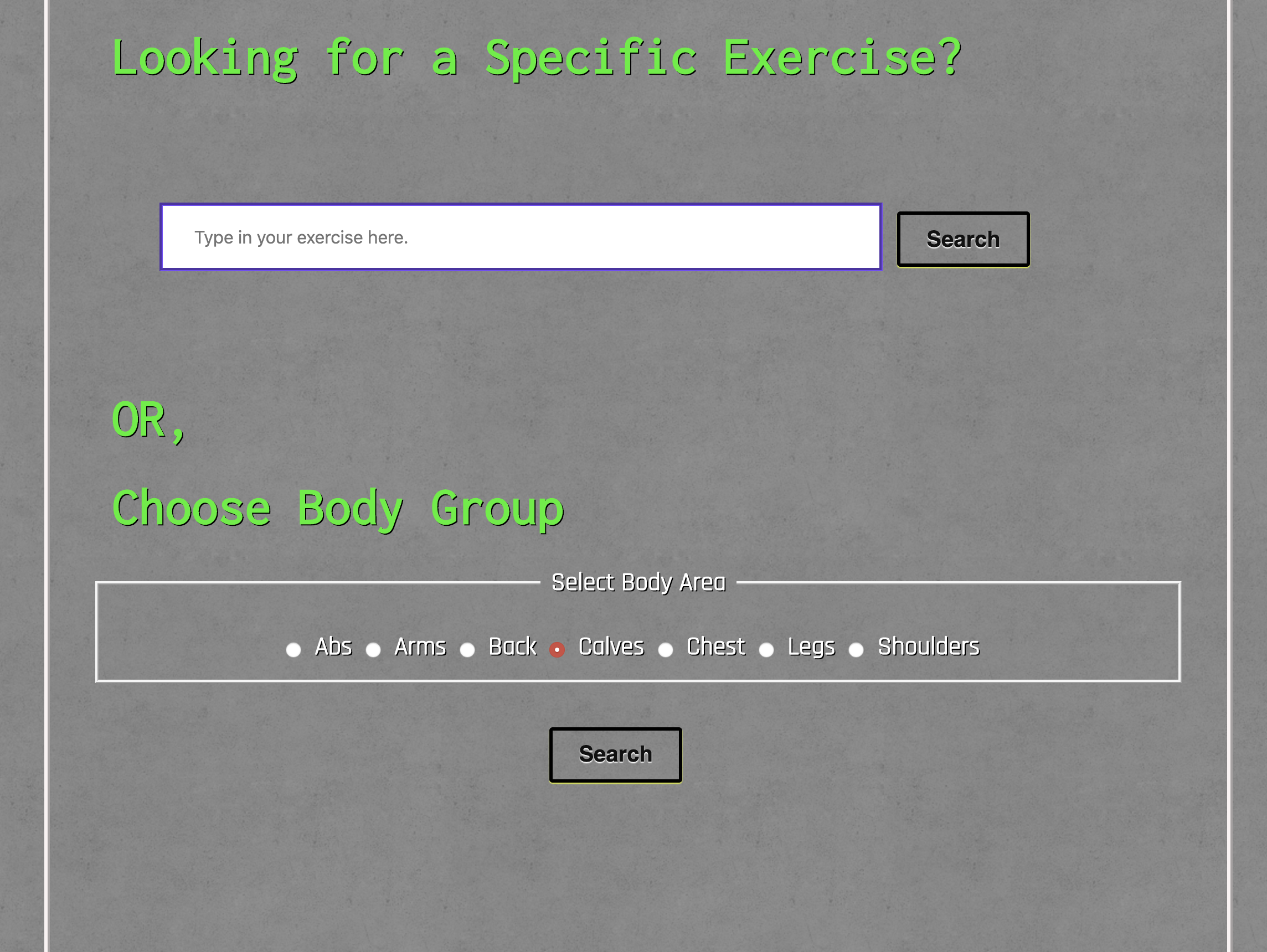 swarch option screen photo